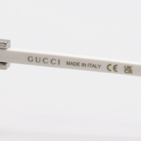 NEW GUCCI SUNGLASSES GG1684SA 006 WHITE/GRAY WOMEN EYEWEAR GUCCI
